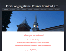 Tablet Screenshot of firstcongregationalbranford.org